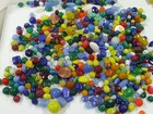 2 Pounds Assorted Shapes And Sizes India Handmade Multicolor Glass Bead  d-10     