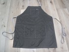 Barco Uniforms Wendys Employee Apron Dark Gray Bib 3-pocket Adjustable One Size