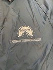 Vintage 80s Paramount Studios Windbreaker Sz Xl Navy Logo Blue Button Usa Made 
