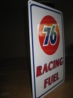 Union 76 Racing Fuel Gas Pump Sign Service Station Unicol Oil Advertising 10day