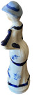 Vintage Art Deco Porcelain Or Ceramic Painted  Lady Figure Figurine 12 Inchesh