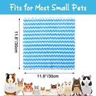 6 Pack Guinea Pig Soft Blankets Rabbit Hamster Fleece Cage Liners Bedding Mats