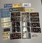 28 Antique License Plates Nj Ct Wa 1940s - 1970s Motorcycle Tractor Car Diplomat