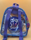 Vintage Lisa Frank Roxie And Rollie Siamese Cat Clear Vinyl Mini Backpack Bag 8   
