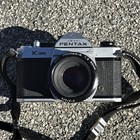 Asahi Pentax K1000 Silver 35mm Slr Film Camera W  Smc Pentax-a 50mm F 2