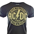 Ac Dc Mens Tee T Shirt Acdc Rock   Roll Music Band Tour Vintage S Hell Black New