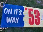 1953 Chevy Car Truck Dealership Canvas Banner Belair Corvette Coupe Convertible