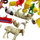 Marx Farm Barn Animals   Accessories Playset Lot 1950s-1960s Vintage