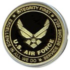 Card Guard - United States Air Force Gold Poker Protector  
