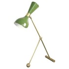 Vintage Handmade Italian Brass Table Lamp Modern Style Adjustable Desk Light 
