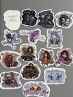 15 Vtg Die-cut Prism Latino Special Memories Vending Machine Stickers 2003