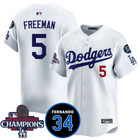 Men s Dodgers  5 Freddie Freeman 2024 World Series Champions Jersey Nwt