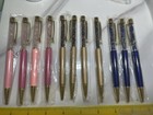 Ballpoint Pens With Natural Crystals  4 Each