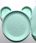 Food Grade Silicone Baby Toddler Bib And Plate Combo  target Brand -green