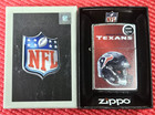 Zippo 48430 Nfl Houston Texans Helmet Lighter New Old Stock