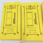 Miniature House Dollhouse Window Kits Lot  105  106  107  115 1 12 Nos