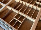 Antique Hamilton Printer Tray Drawer 32    Letterpress Typeset Shadow Box