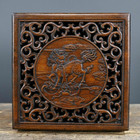 11 2   China Wood Box Natural Rosewood Jewelry Box Unicorn Wood Box