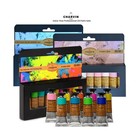 Charvin Extra Fine Professional Oil Paint Set For Artists  Basic Colors - Bon   