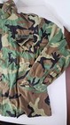 Military Field Jacket Men Large Regular Coat Cold Weather Woodland Camo