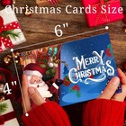 Assorted Christmas Cards Bulk Set With Envelopes Stickers