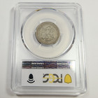 1875 S Pcgs F15 - Silver Seated Twenty Cent Piece 20c Us Coin  52071a