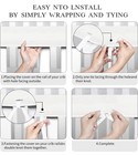 3pcs Crib Wrapped Rail Cover Anti-collision Strip Corner Cover For Standard Crib
