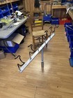 48   tbar With Seat Pedestal Post    6- 45 Degree 1 2 Heavy Duty Rod-holders 