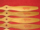  10 8 Vintage Top Flite 11-3 Wide Wood Props Glow Model Airplane Engine