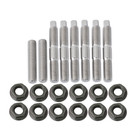 For Yamaha Blaster Yfs200 1988-2006 Cylinder Top End Head Exhaust Stud Nuts Kit