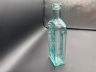 Antique Hoods Sarsaparilla Medicine Bottle Aqua  1880 s 