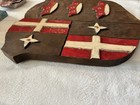 Fantastic Vintage Wooden Decorative Coat Of Arms Hanging  Wall Plaque