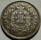 Portugal - Silver 20 Centavos - 1913 - Km-562 - Below Melt - Free Usa Shipping 