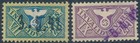 Authentic Lot Stamp Germany Revenue 1942 Wwii Third Reich Vacation U 2