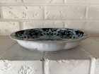 Vintage Daher 10  Decorative Tin Bowl - Floral Design - Made In England - 1970 s