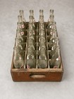 Vintage Pepsi Cola 24 Bottle Wood Crate 8 Oz Glass Bottles   Fort Wayne  Indiana