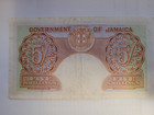 1957 Jamaica 5 Shillings King George Vi Rare Bank Note