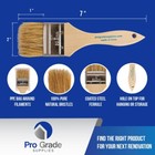 12 Pk- 2 Inch Chip Paint Brushes For Paint  Stains varnishes glues gesso