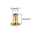 2 5mm X 5mm Through Hole Copper Hollow Rivets Grommets Circuit Board Pcb 200pcs