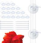 Jor 20 Suction Cups With 30 Adjustable Zip Ties For Aquarium Use  Multipurpose F