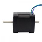 Stepperonline Nema17 Dual Shaft Bipolar Stepper Motor 0 9deg 44ncm 1 68a 4 Wires