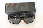 New In Box  vintage  Electric Sunglasses  Kb1  Gloss Black    Grey Made In Italy