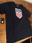 Nike Usa Soccer Shirt Nwt - Men s 2xl Xxl - Blue Us Shield
