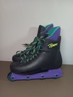 Vintage Roller Derby Phantom Inline Skates Purple Green Adult Size 11 Pre-owned 