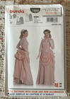 Burda Pattern 7880 Historical Victorian 1800s Bustle Dress Costume Sewing Uncut