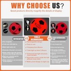 Glow In The Rechargeable Light Up Soccer Ball With Ball Bag - Orange - Size 5