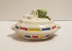 Vintage 1970 s 1980 s Counterpoint Ceramic Green Martian Coin Bank