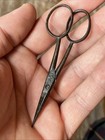 Early 1800s Or Older Antique 19th C Forged Embroidery Sewing Grooming Scissors