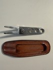 Scotty Cameron Divot pivot Tool Stainless Steel W  Leather Holster - Preowned