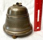 Antique Powder Music Box  Metal W lid  Plays A German Song  1930-1940s